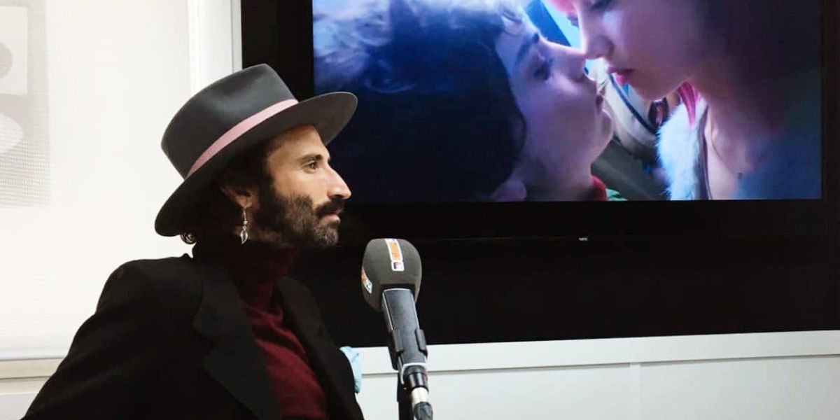 Leiva durante su entrevista con Europa FM