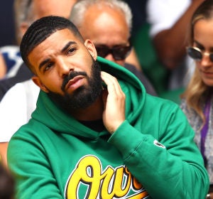 Drake durante un partido Drake durante un partido