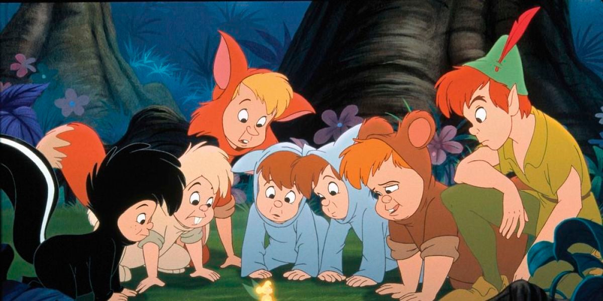 Niños perdidos de 'Peter Pan'