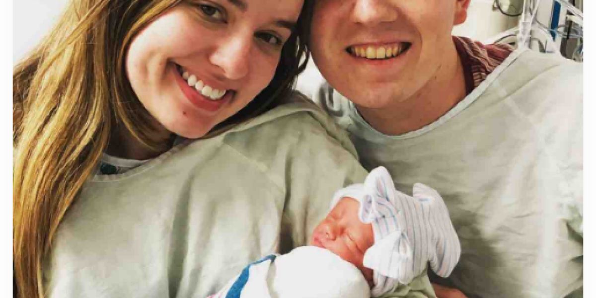 Bryson y Grace Mawn con su hija