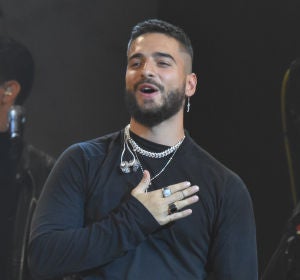 Maluma durante un concierto Maluma durante un concierto