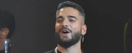 Maluma durante un concierto Maluma durante un concierto