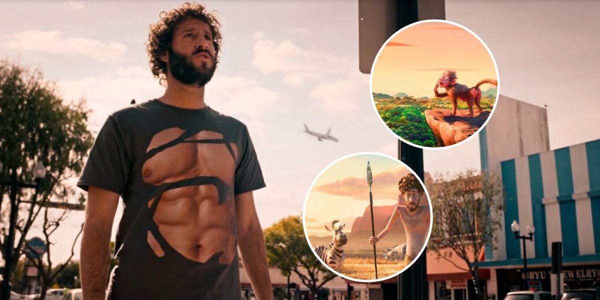 Lil Dicky en el vídeo de su tema 'Earth'