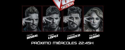 La Voz Senior - 'La Voz Senior' se estrena el pr&oacute;ximo mi&eacute;rcoles a las 22:45 horas en Antena 3