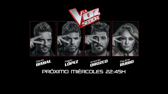 La Voz Senior - 'La Voz Senior' se estrena el próximo miércoles a las 22:45 horas en Antena 3