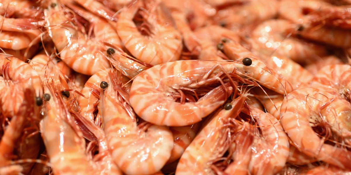 Imagen de unas gambas