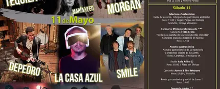 Tequila, DePedro, La Casa Azul y muchos más en la edición de primavera del Festival Estaciones Sonoras Tequila, DePedro, La Casa Azul y muchos más en la edición de primavera del Festival Estaciones Sonoras
