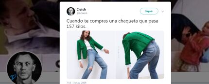 El tuit viral sobre la pose de la modelo de Zara