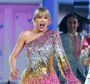 Taylor Swift durante su actuación en los Billboard Music Awards 2019 Taylor Swift durante su actuación en los Billboard Music Awards 2019