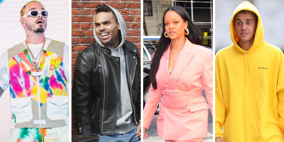 Justin Bieber y J Balvin defienden a Chris Brown y tachan de "error" su paliza a Rihanna