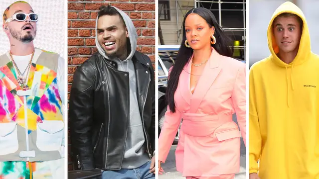 Justin Bieber y J Balvin defienden a Chris Brown y tachan de "error" su paliza a Rihanna