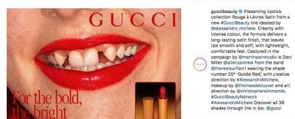 La campaña de Gucci en Instagram