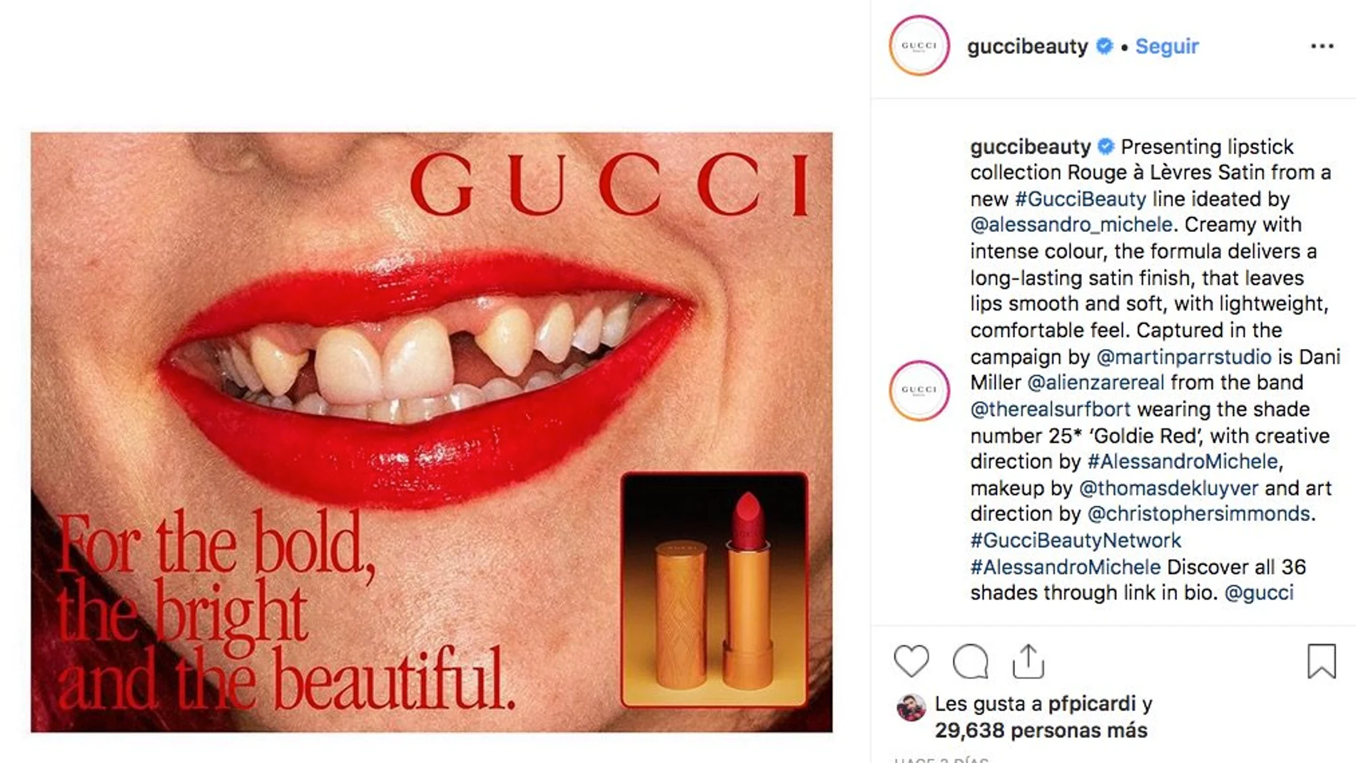 La campaña de Gucci en Instagram La campaña de Gucci en Instagram