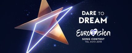 Cartel oficial del festival de Eurovisión 2019, que se celebrará en Tel Aviv, Israel.