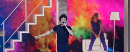 Miki cantando &#39;La Venda&#39; en Eurovisión 2019