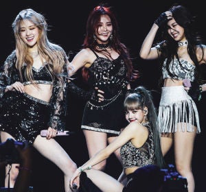 BLACKPINK durante su actuación en Coachella 2019 BLACKPINK durante su actuación en Coachella 2019