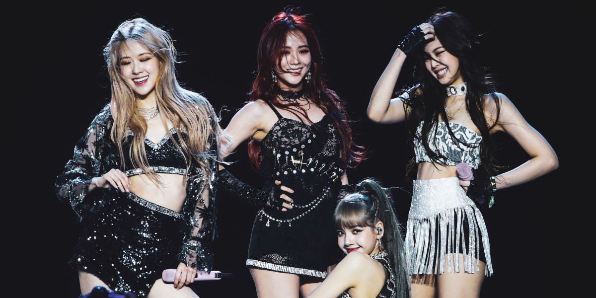 BLACKPINK durante su actuación en Coachella 2019
