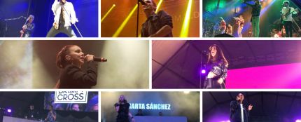 Chenoa, Maldita Nerea, Tequila, Buhos, Ruth Lorenzo, Brian Cross. Marta Sánchez y Famous en los concierto de Europa FM en Badalona