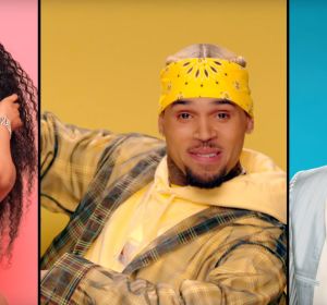 Nicki Minaj, Chris Brown y G-Eazy en el vídeo de 'Wobble Up' Nicki Minaj, Chris Brown y G-Eazy en el vídeo de 'Wobble Up'
