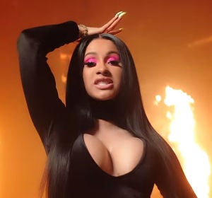 Cardi B en el vídeo de 'Wish Wish' Cardi B en el vídeo de 'Wish Wish'