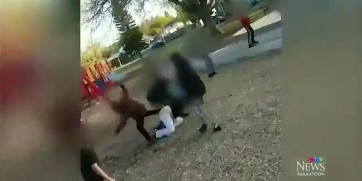 Paliza a una mujer en Canadá
