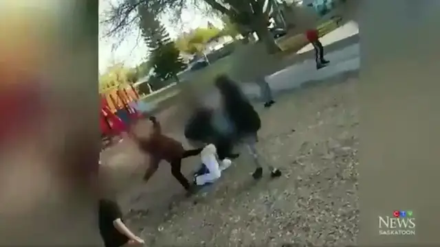 Paliza a una mujer en Canadá