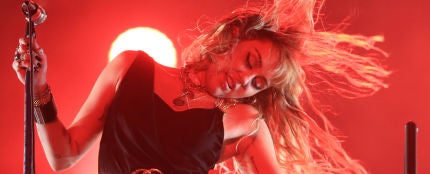 Miley Cyrus durante su concierto en el BBC Big Weekend festival