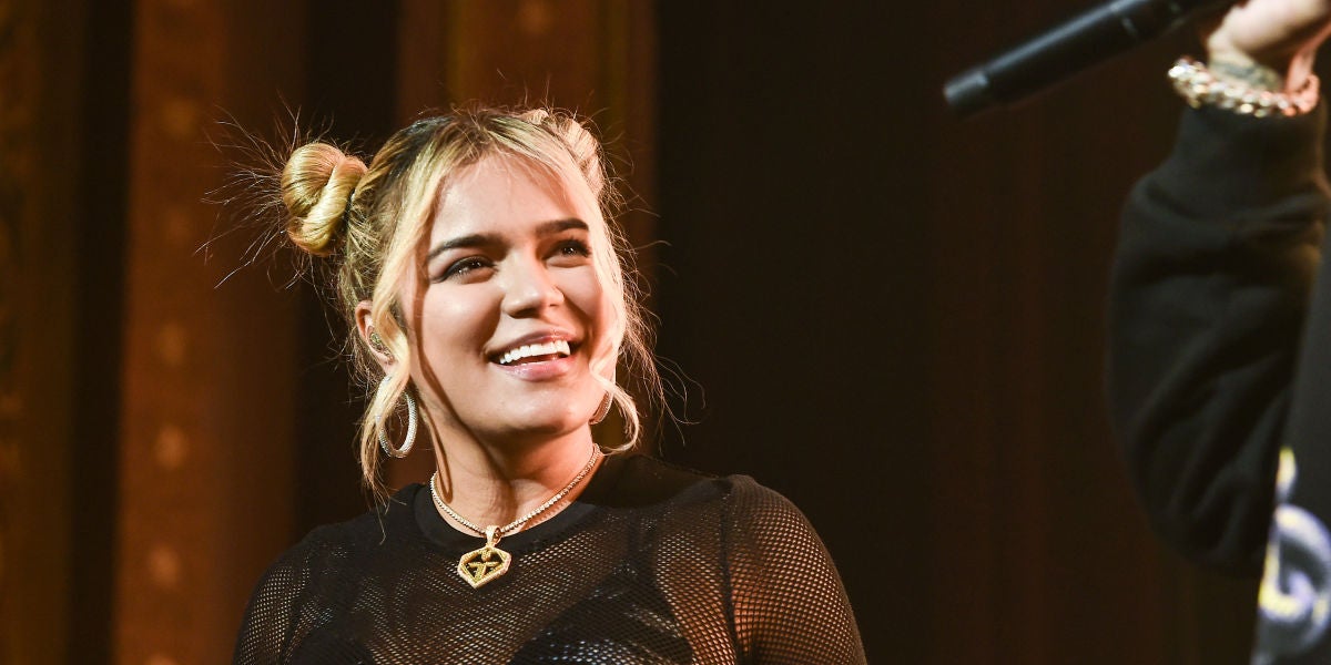 Karol G en un concierto