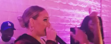 Adele rapeando 'Monster' de Nicki Minaj Adele rapeando 'Monster' de Nicki Minaj