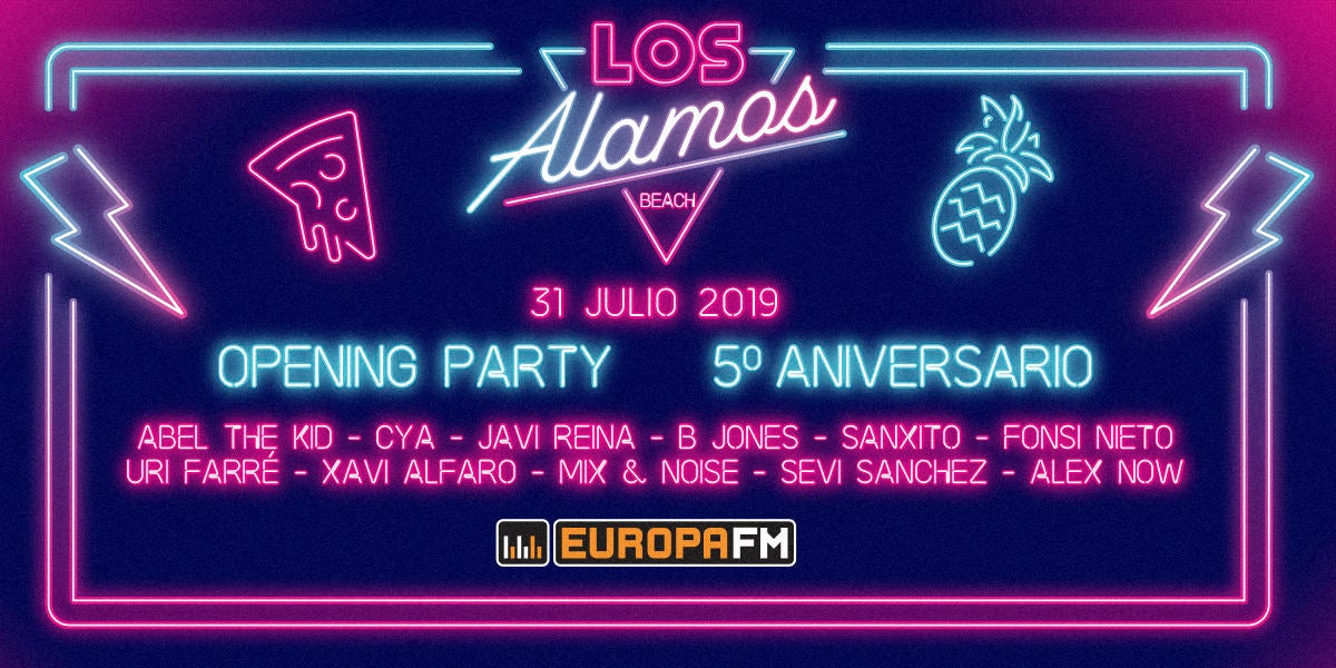 Opening Party Los Álamos Beach Festival