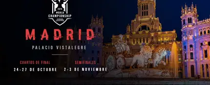 Los cuartos de final y semifinales del Mundial de League of Legends se disputarán en Madrid Los cuartos de final y semifinales del Mundial de League of Legends se disputarán en Madrid