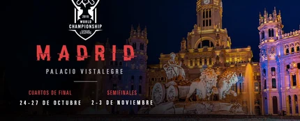 Los cuartos de final y semifinales del Mundial de League of Legends se disputarán en Madrid Los cuartos de final y semifinales del Mundial de League of Legends se disputarán en Madrid