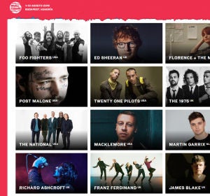 La playlist del Sziget Festival 2019 La playlist del Sziget Festival 2019
