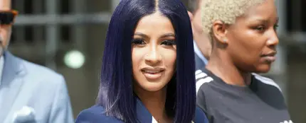 Cardi B llegando a la Corte Suprema del distrito de Queens. Cardi B llegando a la Corte Suprema del distrito de Queens.