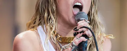 Miley Cyrus en el Glastonbury Miley Cyrus en el Glastonbury