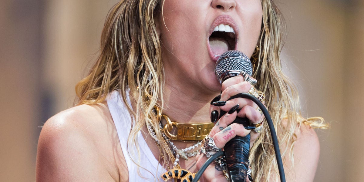 Miley Cyrus en el Glastonbury