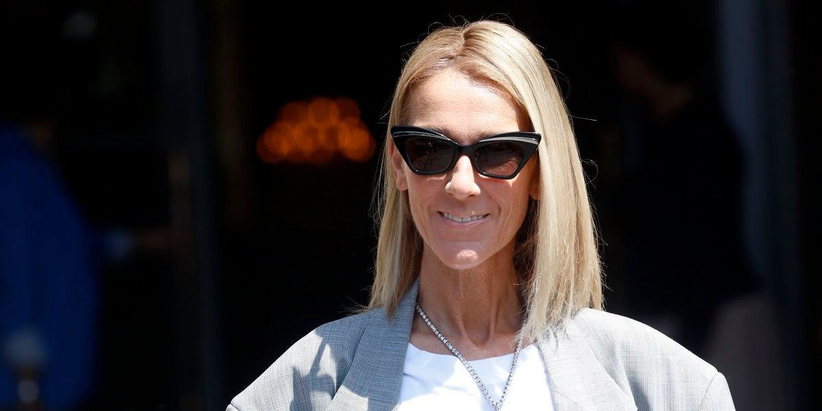 Céline Dion con el Corazón del Océano de 'Titanic'