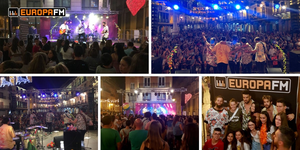 Concierto de Bombai con Europa FM en Teruel