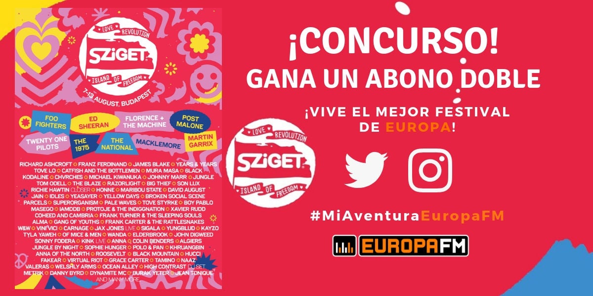 Concurso Sziget Festival 2019