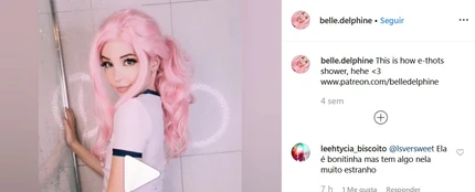La influencer Belle Delphine, entre lo más buscado de 2019 La influencer Belle Delphine, entre lo más buscado de 2019