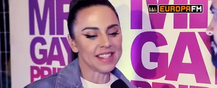Mel C durante su entrevista para Europa FM Mel C durante su entrevista para Europa FM