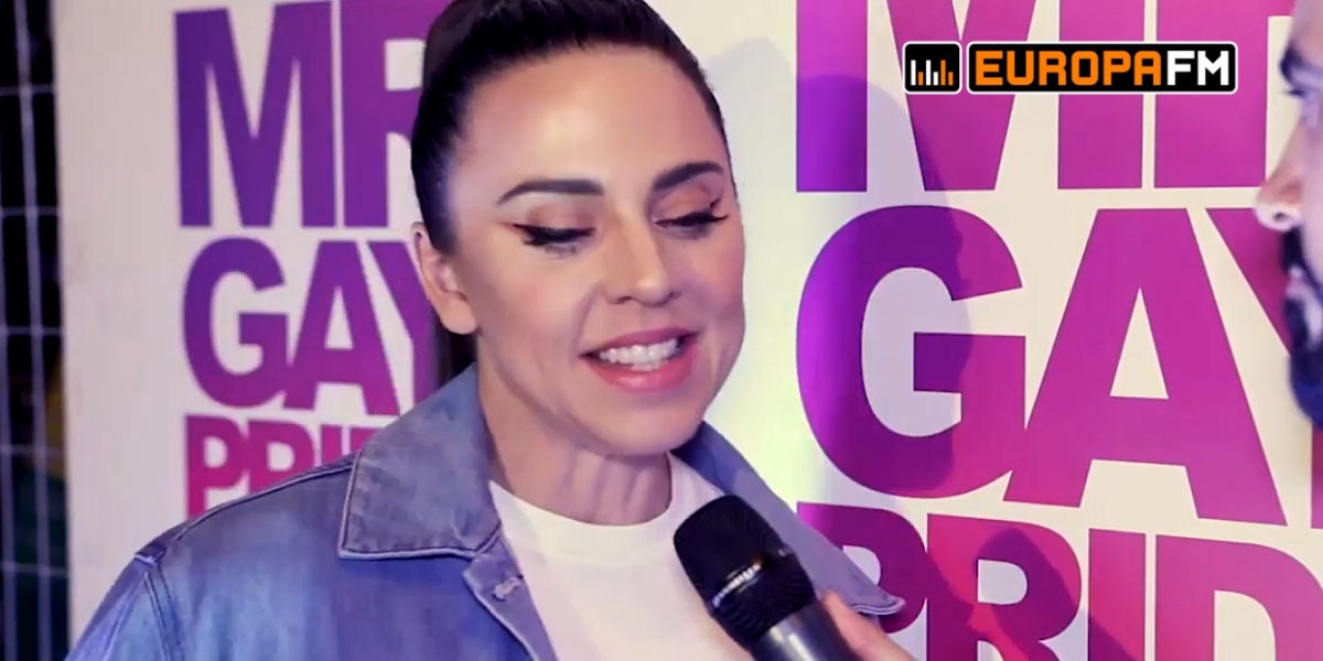 Mel C durante su entrevista para Europa FM