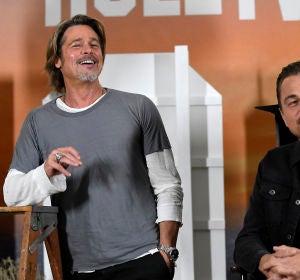 Brad Pitt y Leonardo DiCaprio en la presentación de 'Once Upon A time in Hollywood' Brad Pitt y Leonardo DiCaprio en la presentación de 'Once Upon A time in Hollywood'