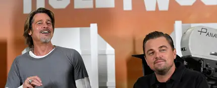 Brad Pitt y Leonardo DiCaprio en la presentación de 'Once Upon A time in Hollywood' Brad Pitt y Leonardo DiCaprio en la presentación de 'Once Upon A time in Hollywood'