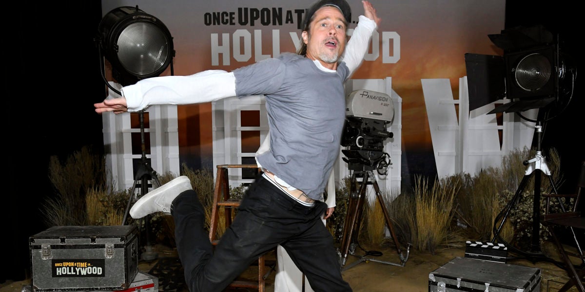 Brad Pitt en la presentación de 'Once Upon A Time In Hollywood'