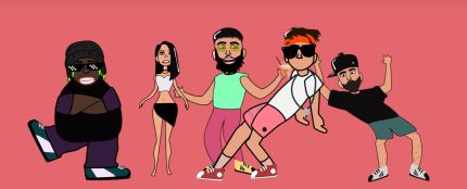 Becky G, Nicky Jam, Farruko, Sech y Guaynaa en el remix de ‘Rebota’ 