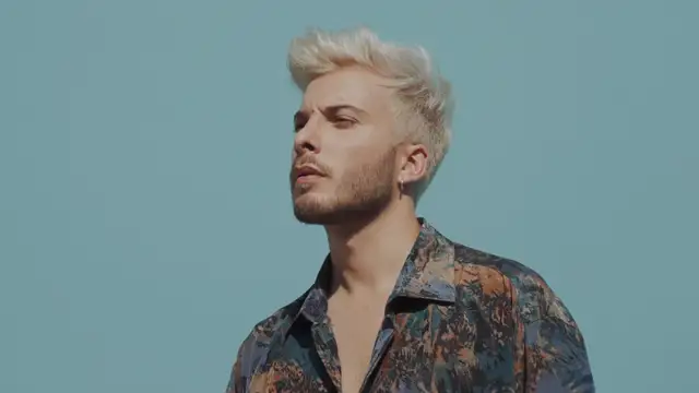 Blas Cantó en el videoclip de 'Si Te Vas'