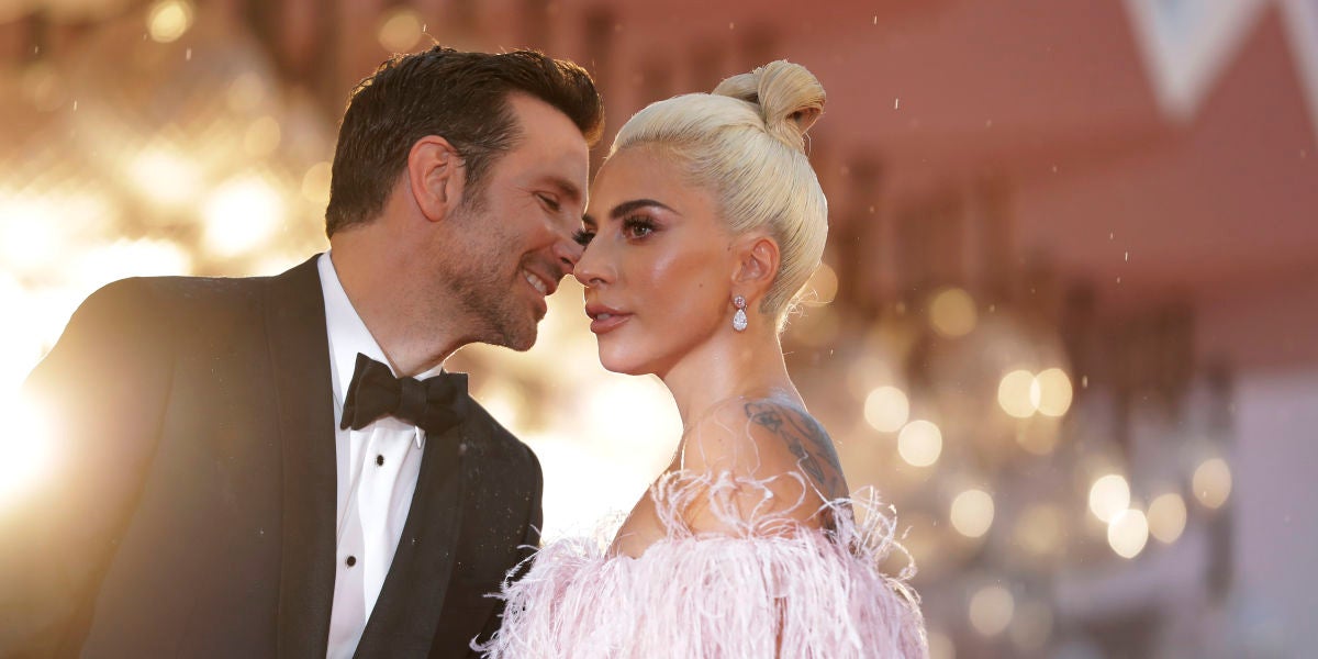 Bradley Cooper y Lady Gaga en la presentación de 'A Star Is Born' en Venecia
