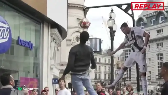 'Ronaldo Header Challenge': dan ¡1.000 libras! si consigues saltar tanto como Cristiano