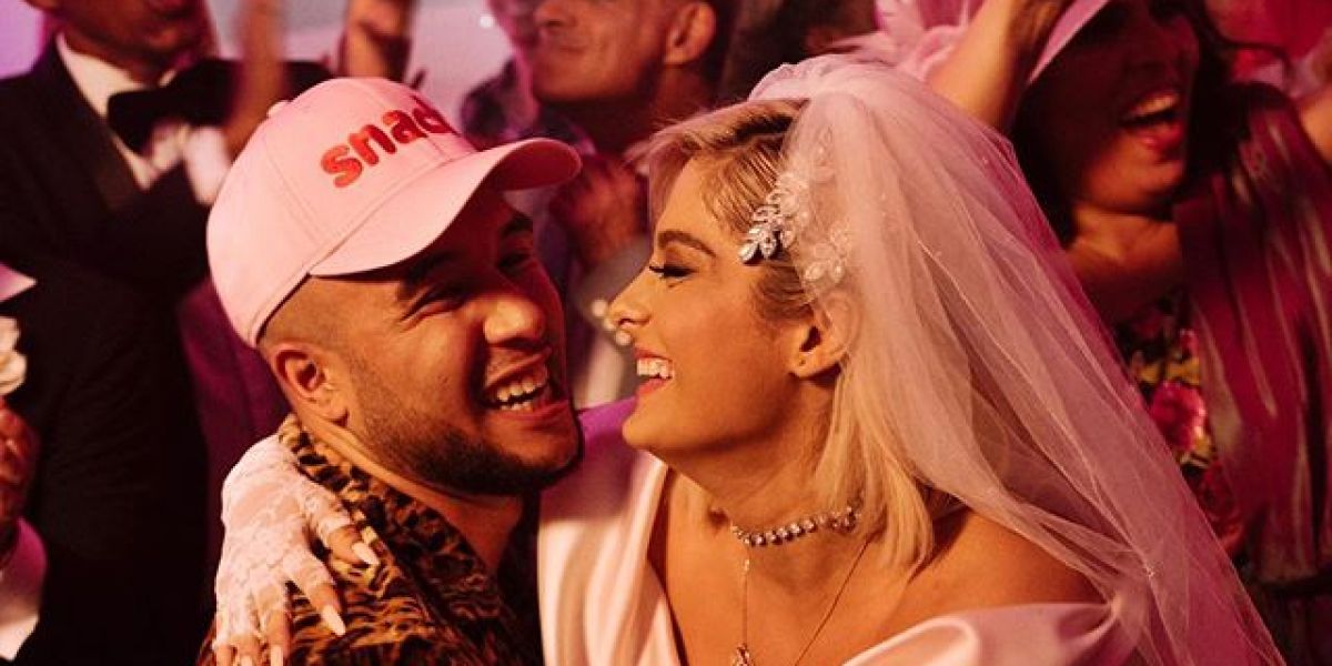 Jax Jones y Bebe Rexha en el vídeo de 'Harder'